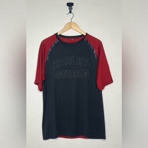 Harley Davidson LARGE Loess Hills Pacific Junction Iowa Vintage Moto JerseyShirt